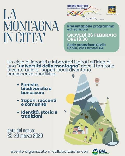 La montagna in città